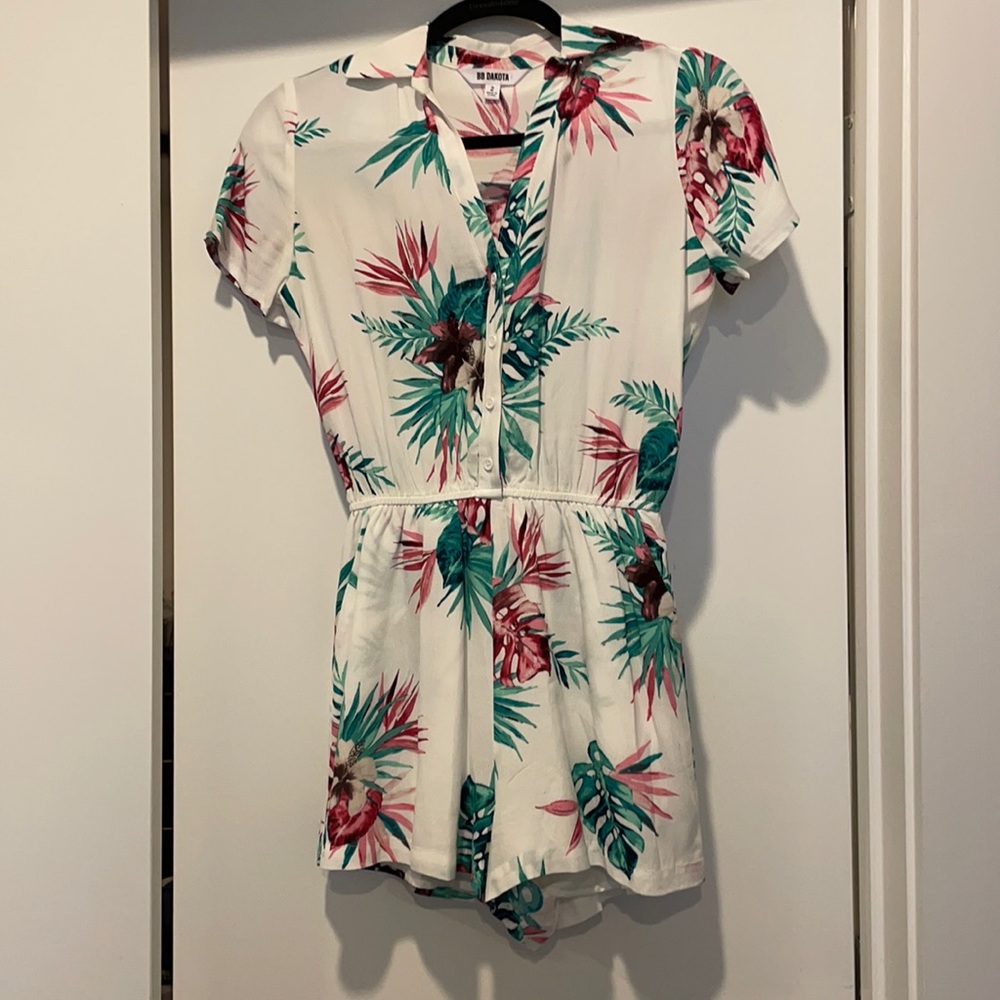 Floral romper.
